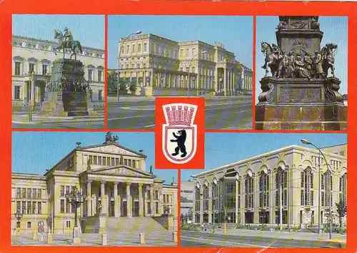 Berlin, Mehrbildkarte gl1983 F6875