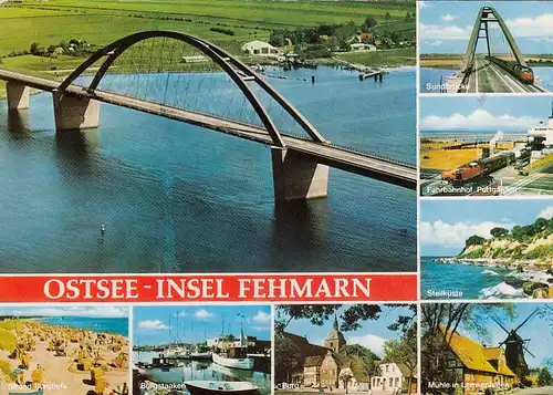 Insel Fehmarn, Mehrbildkarte gl1989 F8173