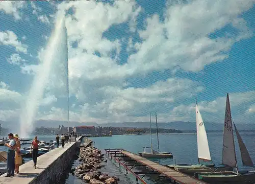 Genève, Le jet d'eau gl1964 F4353