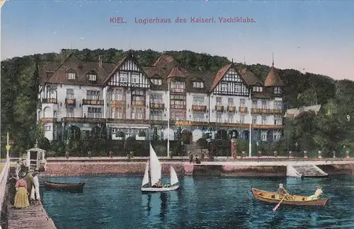 Kiel, Logierhaus des Kaiserl.Yachtclubs ngl F7419