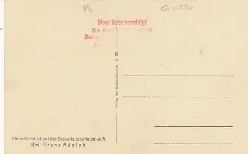 Riesengebirge, Der Hackelfall ngl G0330