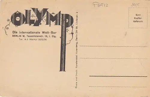 Berlin, "Olymp"-Welt-Bar, Tauentzienstraße ngl F6912