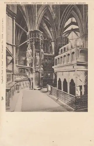 London, Westminster Abbey, Chantry of Henry V. & Confessors shrine ngl F4671