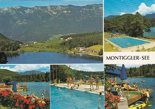 Montiggler See in Südtirol, Mehrbildkarte ngl G0798