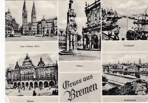 Bremen, Mehrbildkarte gl1964 F8318
