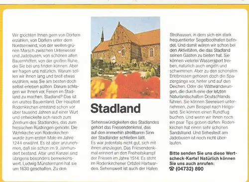 Stadland, Werbekarte ngl F8572