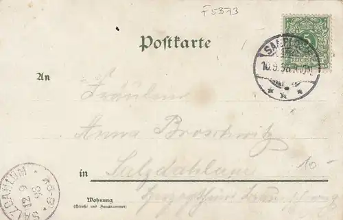 Humor: Nur net genieren! Litho gl1898 F5373