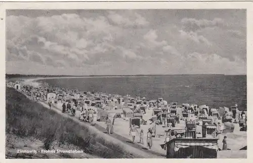 Ostseebad Zinnowitz, Strandleben glum 1960? G0826