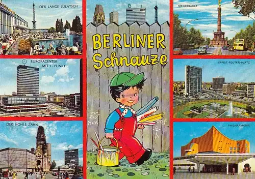 Berlin, Berliner Schnauze, Mehrbildkarte ngl F6851
