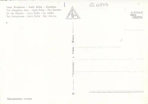 Lago Maggiore, Isola Bella, Giardino ngl G0543