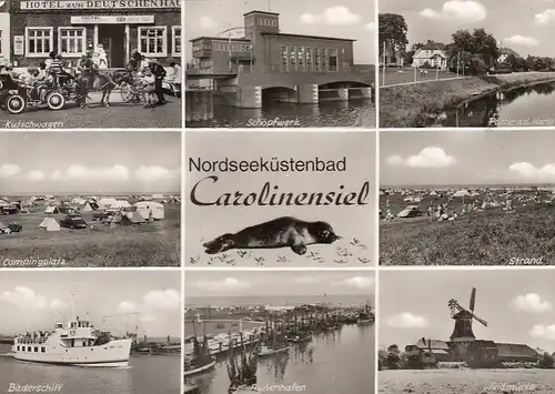 Carolinensiel, Mehrbildkarte gl1976 F8729