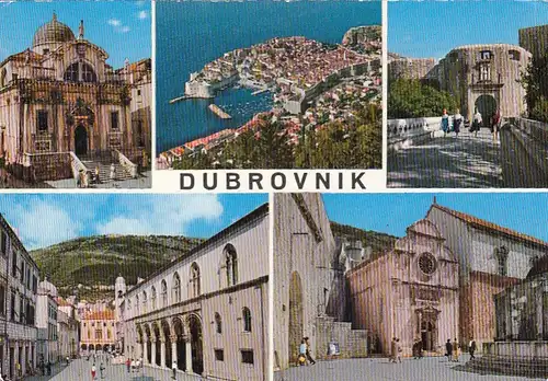 Dubrovnik, Mehrbildkarte gl1974 F4648