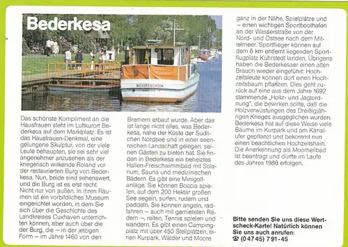 Bederkesa, Werbekarte ngl F8512