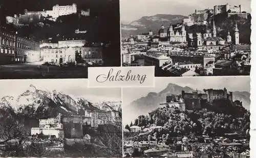 Salzburg, Mehrbildkarte ngl F8805