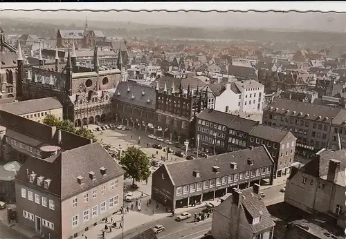 Lübeck, Markt mit Rathaus ngl F7877