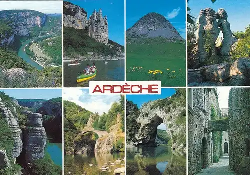 L'Ardèche, Mehrbildkarte G0679
