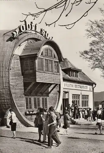 Ausflugsgaststätte bei Lázne Libverda, Isergebirge ngl F4954