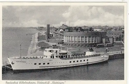 Wilhelmshaven, Bäderschiff "Rüstringen" gl1958 F8632