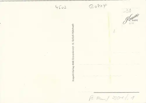 Bad Rothenfelde, Teutoburger Wald, Mehrbildkarte gl1974 G0714