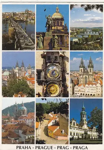 Praha, Mehrbildkarte gl2002 G1072