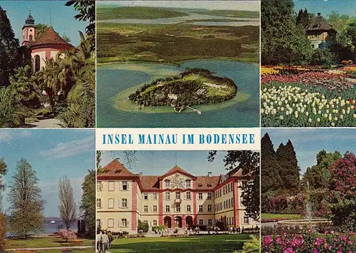 Insel Mainau im Bodensee, Mehrbildkarte ngl G0782