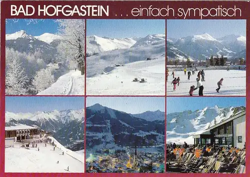 Bad Hofgastein, Mehrbildkarte gl1989 G1118