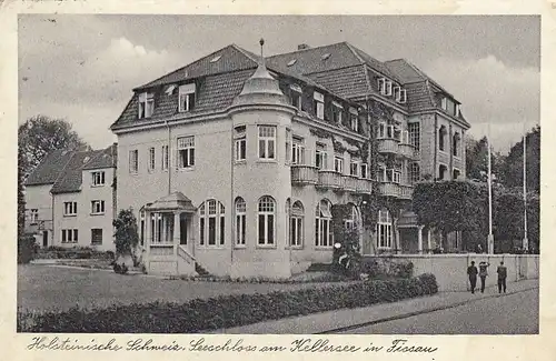 Holsteinische Schweiz, Seeschloß am Kellersee in Fissau gl1953 F8086