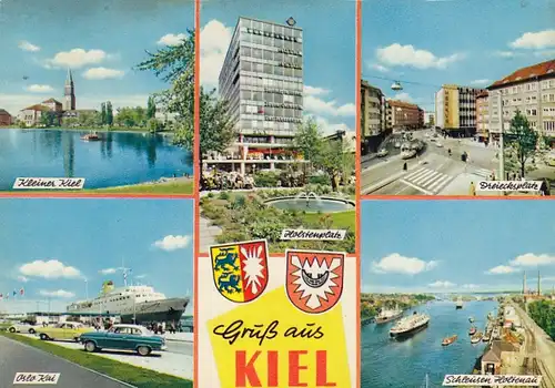 Kiel, Mehrbildkarte gl1963 F7490