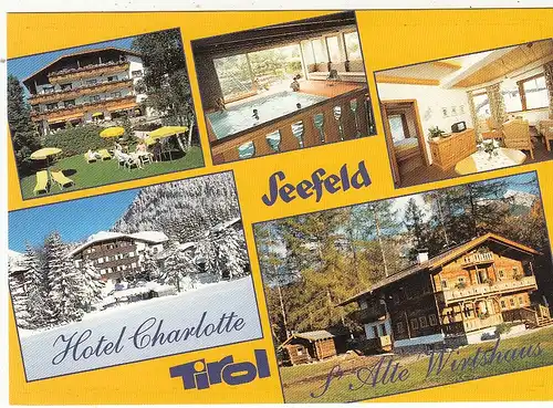 Seefeld, Tirol, Hotel Charlotte und S'Alte Wirtshaus ngl G0854