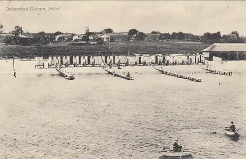 Ostseebad Dahme i.Holst., Blick zum Strand gl1911 F8118