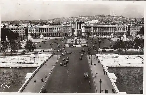 Paris, Nouveau Pont et Place de la Conrorde ngl F9142