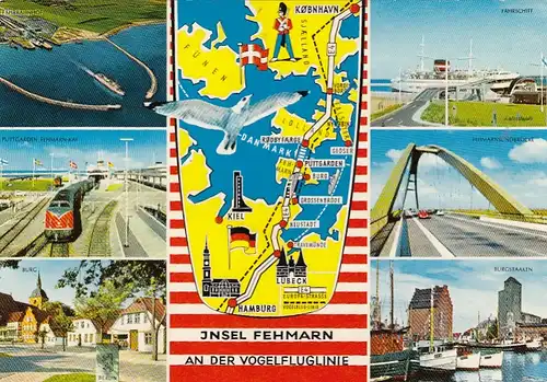 Insel Fehmarn, Mehrbildkarte ngl F8164