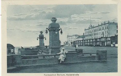 Nordseebad Borkum, Kaiserstraße gl1926 F8909
