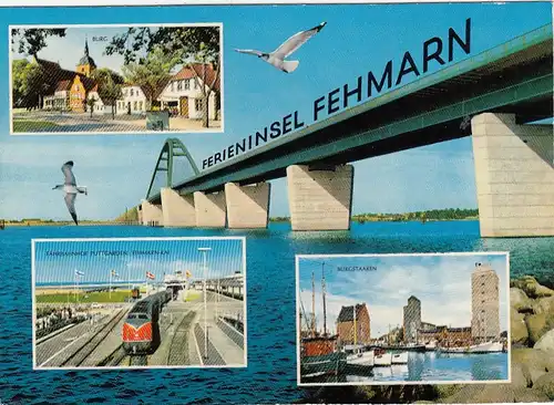 Insel Fehmarn, Mehrbildkarte ngl F8171