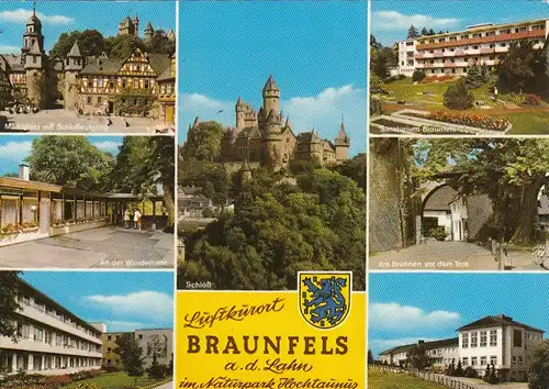 Braunfels/Lahn im Taunus, Mehrbildkarte ngl G1270