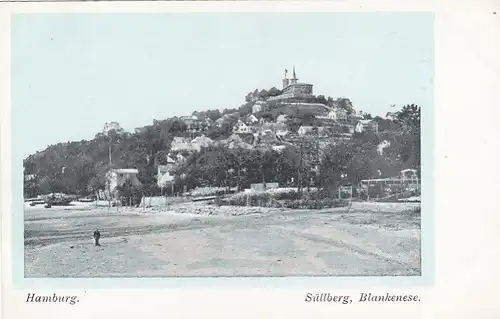 Blankenese (Hamburg), Blick zum Süllberg gl1925 F5098