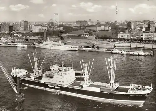 Hamburg, am Hafen glum 1970? F5229