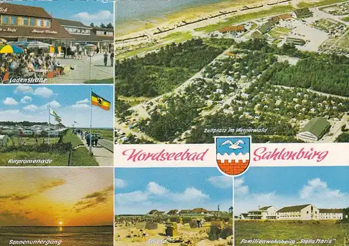 Nordseebad Sahlenburg, Mehrbildkarte gl1967 F5978