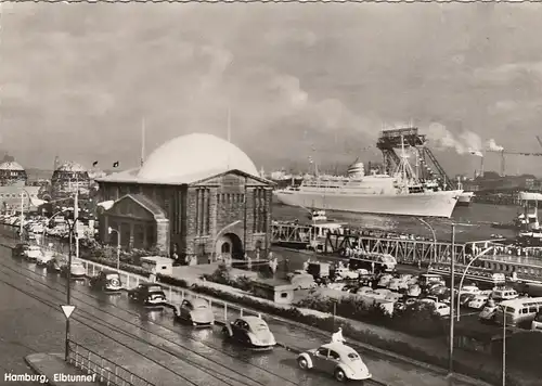 Hamburg, Elbtunnel gl1958 F5239