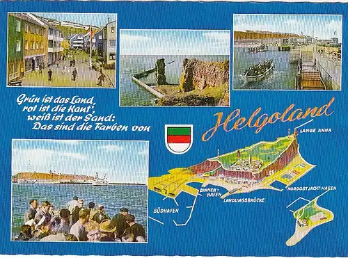 Helgoland, Mehrbildkarte gl1978 F6015