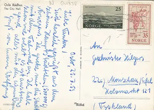 Norge, Oslo, Radhus gl1959 G1338