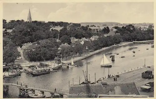 Ostseebad Eckernförde, Blick auf Borby gl1938 F7641