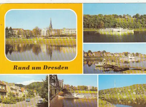 Rund um Dresden, Mehrbildkarte ngl G0969