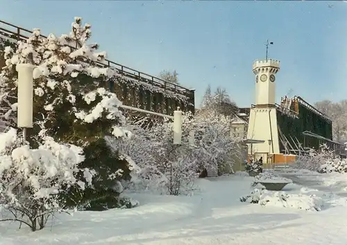 Bad Salzuflen, Gradierwerk und Uhrenturm gl1971 G0989