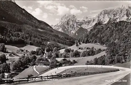 Deutsche Hochalpenstrasse mit Ramsau und Reiteralpe ngl F9221