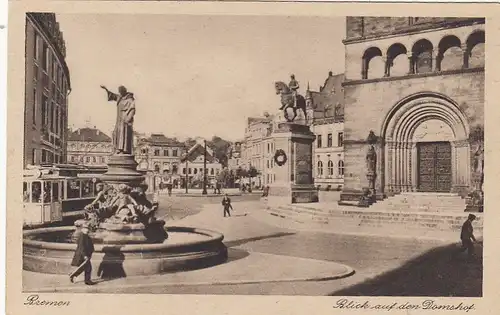 Bremen, Blick auf den Domshof ngl F8290