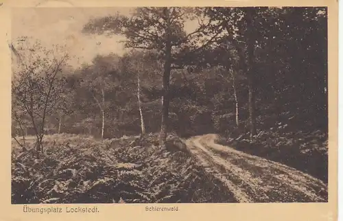 Lokstedt Lager, Übungsplatz, Schierenwald glum 1916? F6125