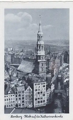 Hamburg, Blick auf die Katharinenkirche ngl F5334