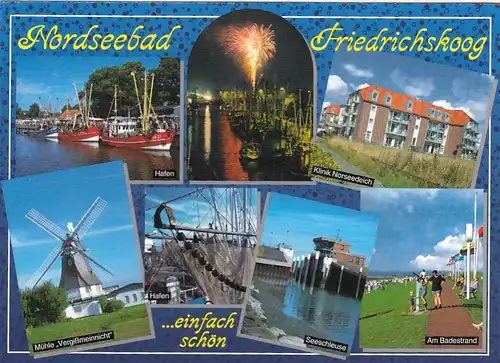 Friedrichskoog a.d.Nordsee, Mehrbildkarte gl2001 F6149