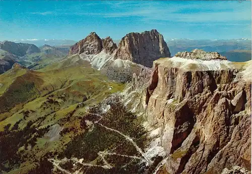 Dolomiti, Strada delle Dolomiti al Passo Sella ngl G1406